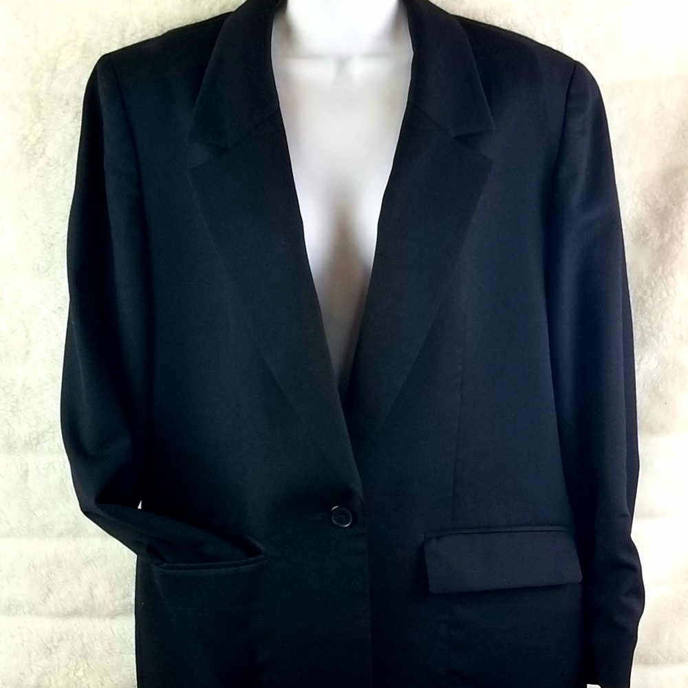 Pendleton Womens Black Blazer